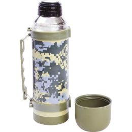 Maxam&reg; 33.8oz (1L) Digital Camo Vaccuum Bottle